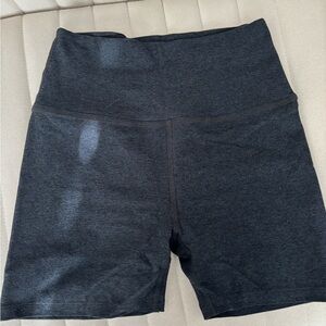 Beyond Yoga Charcoal Bike Shorts